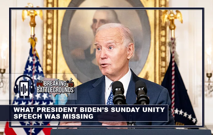 What President Biden’s Sunday Unity Speech Was Missing