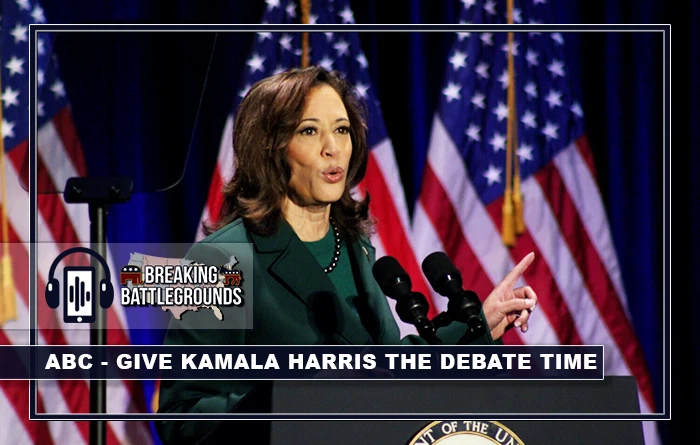 ABC - GIVE KAMALA HARRIS THE DEBATE TIME