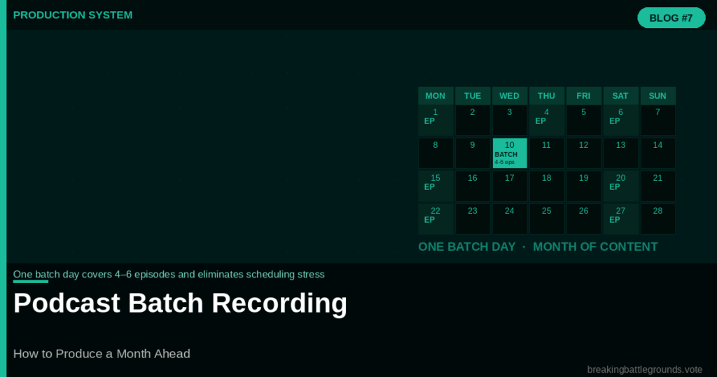 Podcast-Batch-Recording
